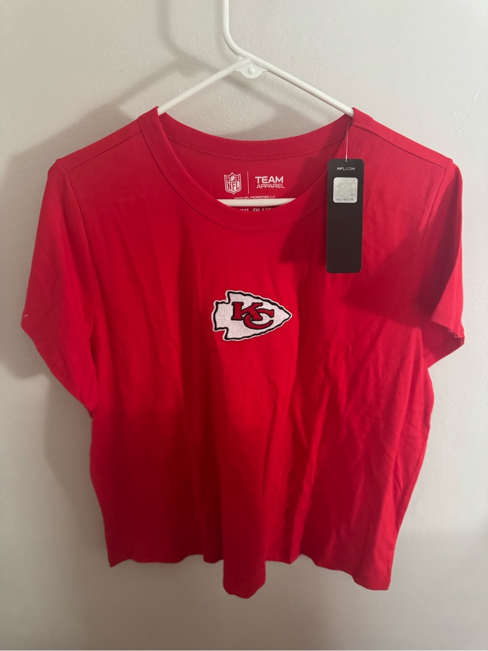 Kansas City Chiefs Red Baby Doll Tee Women’s XXL NWT